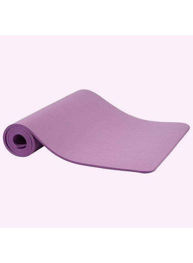Lightweight Purple Yoga Mat with Anti-Slip Texture – Ideal for Beginners, Includes Carry Strap for Easy Transport - Image 2